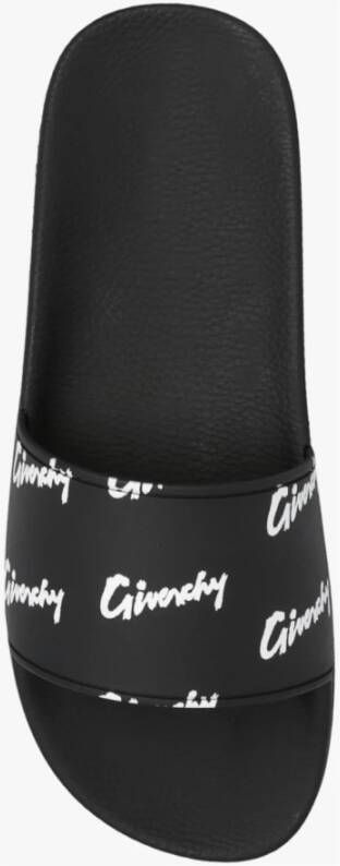 Givenchy Rubber Slides Zwart Heren