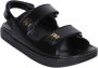 Givenchy Luxe platte sandalen met gouden-finish metalen detail Zwart Dames - Thumbnail 14