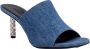 Givenchy Blauwe Denim Muiltjes met 4G Motief Blauw Dames - Thumbnail 2