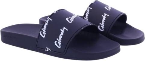 Givenchy Stijlvolle Slide Sandalen Zwart Heren