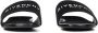 Givenchy Zwarte Canvas Slide Sandalen met Logo Black Dames - Thumbnail 17