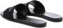 Givenchy Zwarte Canvas Slide Sandalen met Logo Black Dames - Thumbnail 8