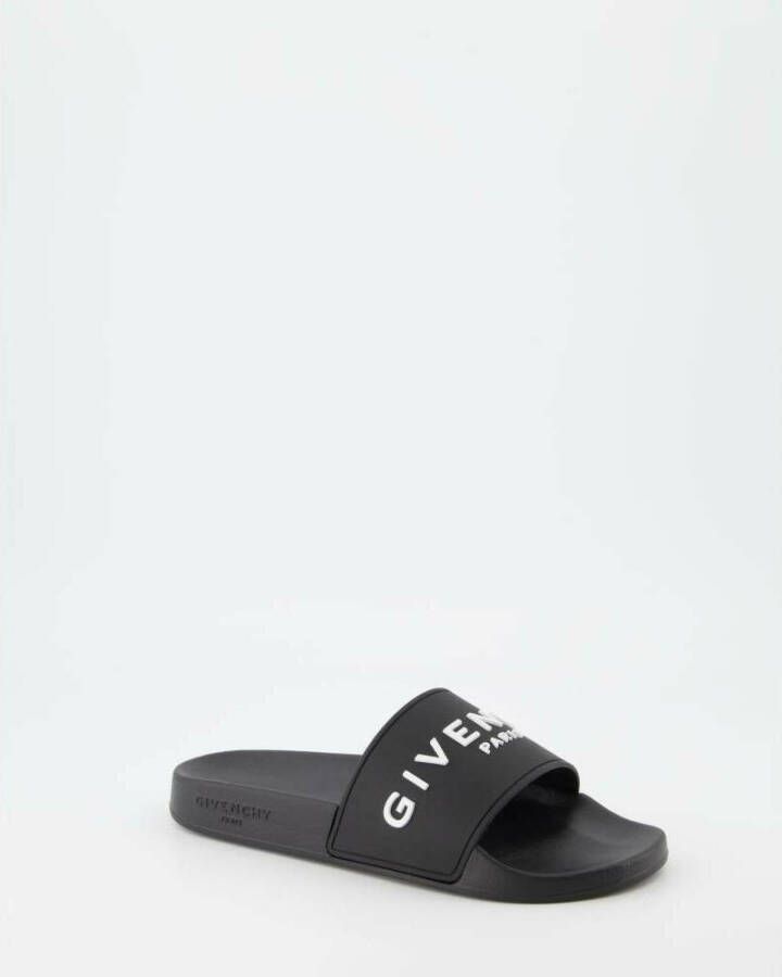 Givenchy Claquettes à logo Taille: 38 Couleur Presta: Noir Bestseller: 25 Zwart Dames