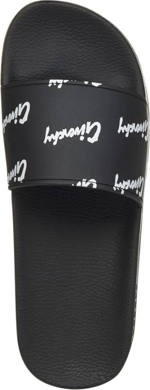 Givenchy Zwarte luxe sliders voor heren Zwart Heren