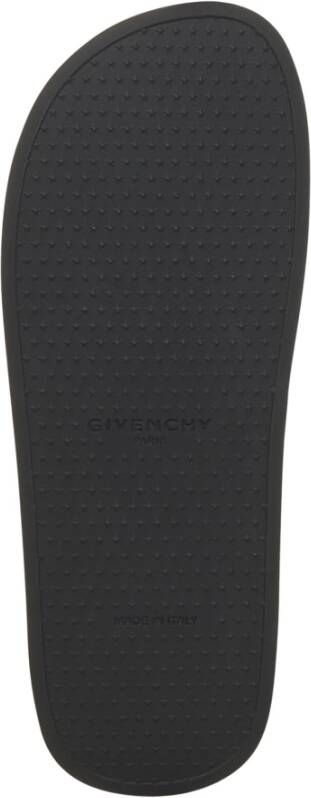 Givenchy Zwarte luxe sliders voor heren Zwart Heren