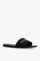 Givenchy Zwarte Canvas Slide Sandalen met Logo Black Dames - Thumbnail 13