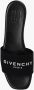 Givenchy Zwarte Canvas Slide Sandalen met Logo Black Dames - Thumbnail 15