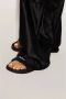 Givenchy Zwarte Slide Sandalen met Contrasterende Handtekening Zwart Dames - Thumbnail 6