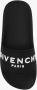 Givenchy Zwarte Slide Sandalen met Contrasterende Handtekening Zwart Dames - Thumbnail 9