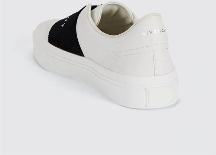 Givenchy Witte lage sneakers met elastische band White Heren