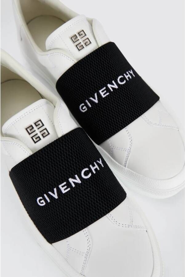 Givenchy Witte lage sneakers met elastische band White Heren