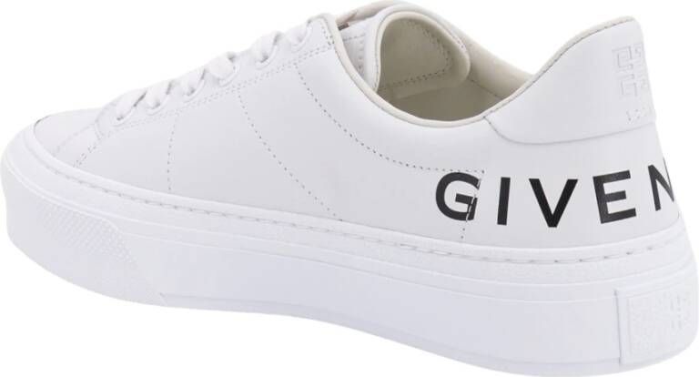 Givenchy Witte Leren Sneakers Aw23 Wit Dames