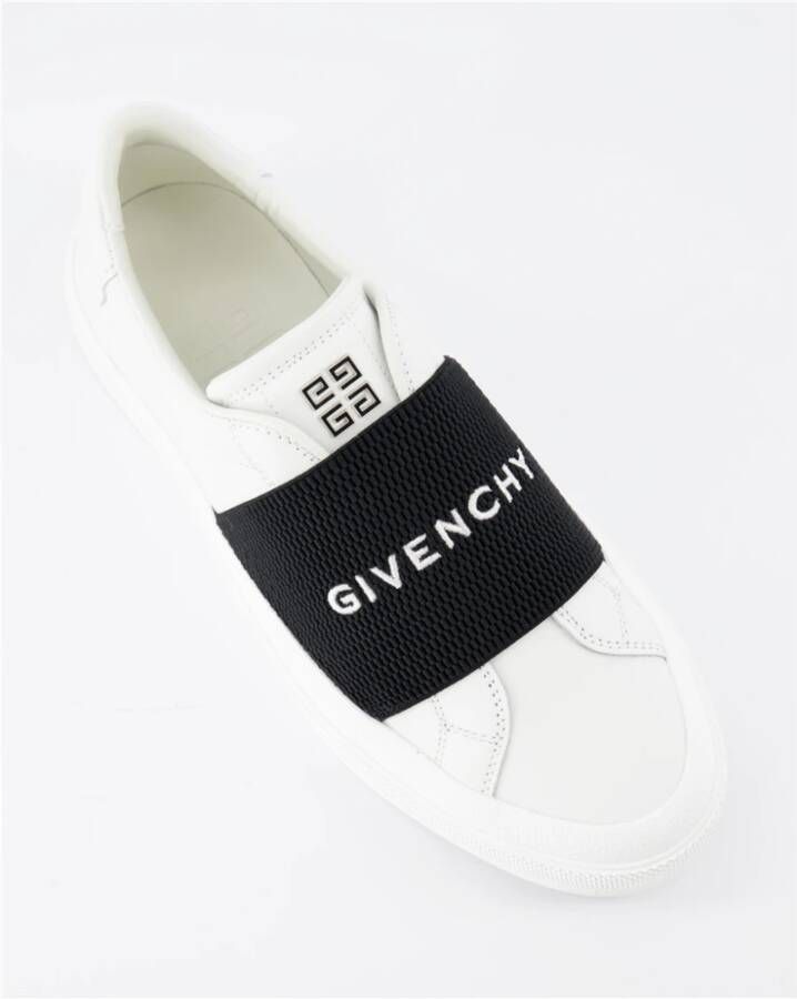 Givenchy Witte Sneakers Elastische Band Casual Stijl White Heren - Foto 6