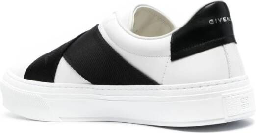 Givenchy Witte Leren Sneakers voor Heren Wit Heren