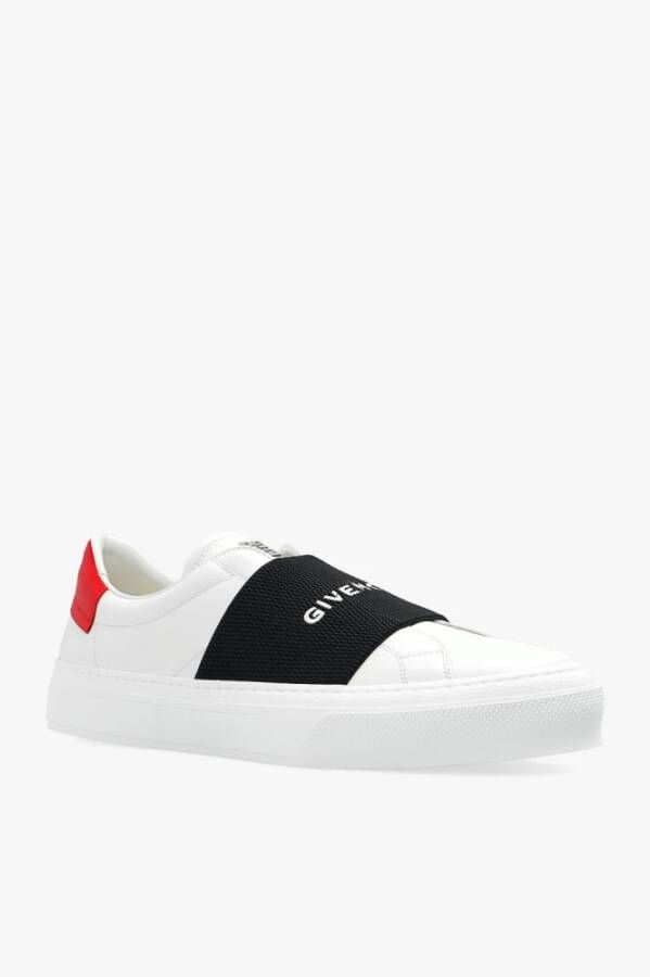 Givenchy Witte Slip-On Sneakers met 4G Applique Wit Heren