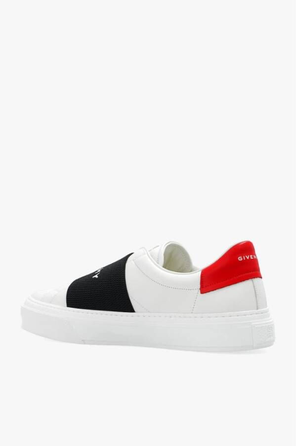 Givenchy Witte Slip-On Sneakers met 4G Applique Wit Heren