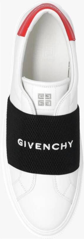 Givenchy Witte Slip-On Sneakers met 4G Applique Wit Heren