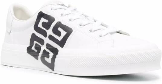 Givenchy City Sport 4G-Print Sneakers Wit Heren