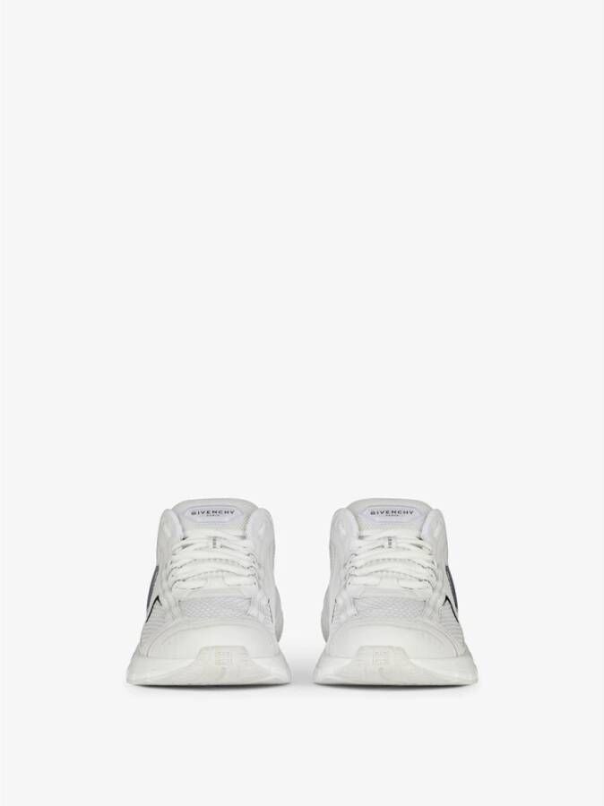 Givenchy Witte 4G Reflecterende Sneakers voor Heren Wit Heren