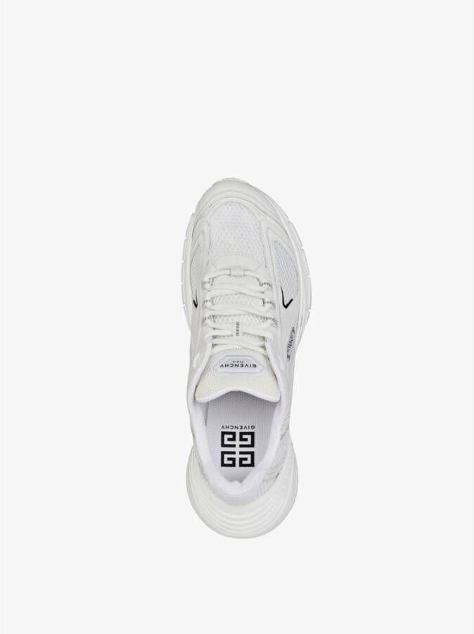 Givenchy Witte 4G Reflecterende Sneakers voor Heren Wit Heren