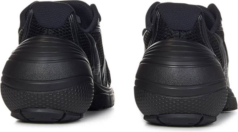 Givenchy Zwarte Sneakers met Vetersluiting en 4G-Detail Zwart Heren