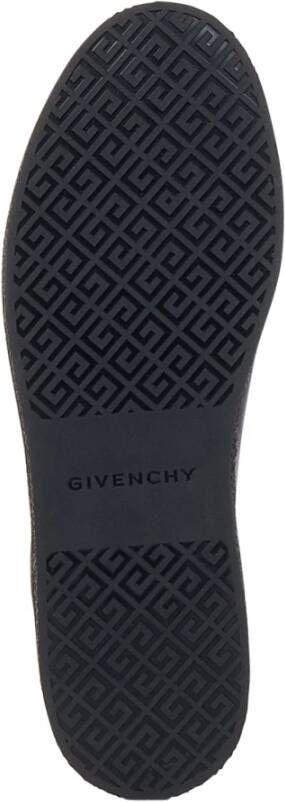 Givenchy Zwarte Leren Lage Sneakers Black Heren - Foto 5