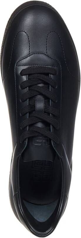 Givenchy Zwarte Leren Lage Sneakers Black Heren - Foto 6