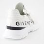 Givenchy Witte Sneakers met 4G Rits en Bicolored Details White Heren - Thumbnail 9