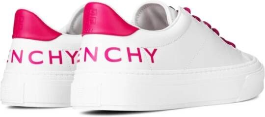 Givenchy Sport Logo Sneakers Wit Roze Rubber