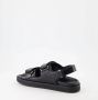 Givenchy Luxe platte sandalen met gouden-finish metalen detail Zwart Dames - Thumbnail 2