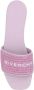 Givenchy Vierkante Neus Katoenen Sandalen met Brede Band Purple Dames - Thumbnail 4