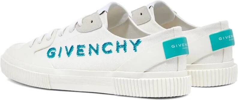 Givenchy Witte Canvas Sneakers voor Heren White Heren