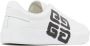 Givenchy Witte kalfsleren City Sport Graffiti Effect Sneakers White Heren - Thumbnail 3