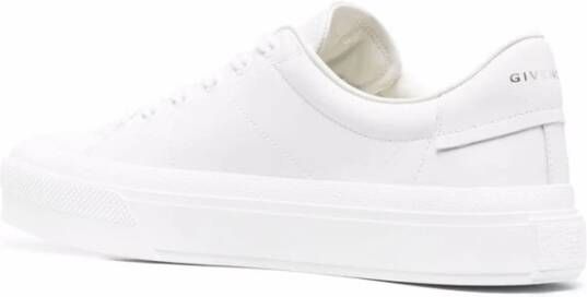 Givenchy Witte Lage Leren Sneakers White Dames