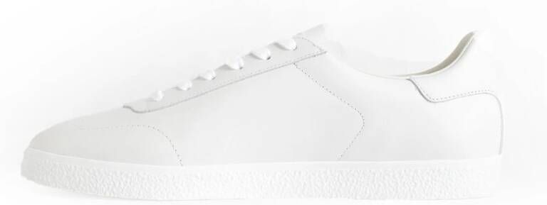 Givenchy Witte Leren Lage Sneakers White Heren