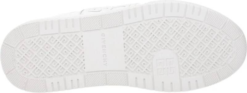 Givenchy Witte Leren Lage Tops Sneakers