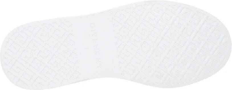 Givenchy Witte Leren Lage Tops Sneakers