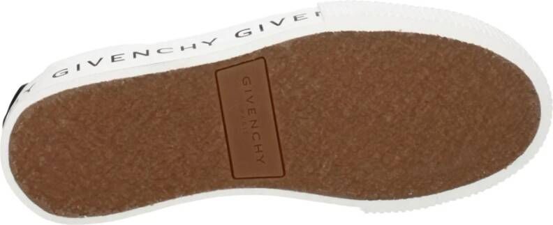Givenchy Witte Leren Sneakers Sporty Glam