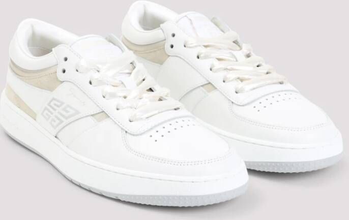 Givenchy Witte Leren Sneakers voor Vrouwen White Dames