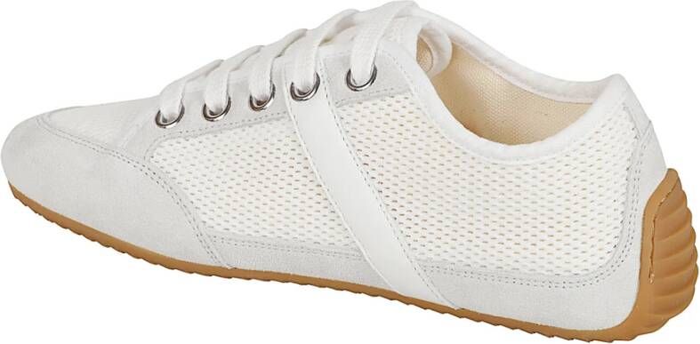 Givenchy Witte Mesh en Suède Sneakers