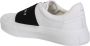 Givenchy Leren Sneakers Zwart Wit Logo Rubber White Dames - Thumbnail 9