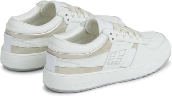 Givenchy Witte Sneakers met 4G Motief Ontwerp White Dames