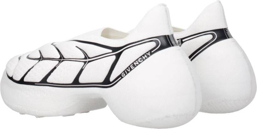 Givenchy Witte Stoffen Sneakers met Zijlogo