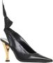Givenchy Zwarte Leren Pumps Elegante Hakken Black Dames - Thumbnail 5