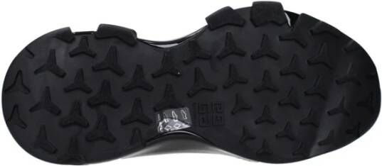 Givenchy Zwarte Casual Ronde Neus Sneakers
