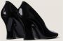 Givenchy Zwarte Gebeeldhouwde Pump - Thumbnail 2