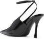 Givenchy Zwarte geborsteld leren slingback met stilettohak Black Dames - Thumbnail 3