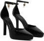 Givenchy Zwarte Kalfsleren Lock Platform Pumps Black Dames - Thumbnail 4
