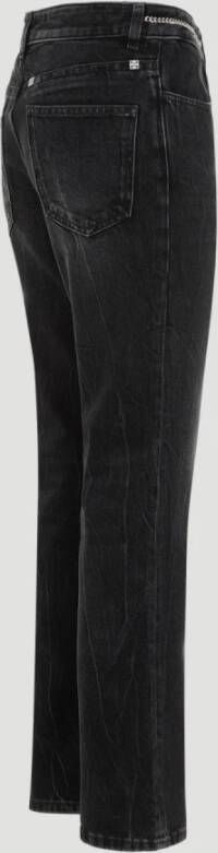 Givenchy Zwarte Katoenen Boot Cut Broek