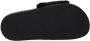 Givenchy Zwarte katoenen slipper met zijlogo - Thumbnail 2